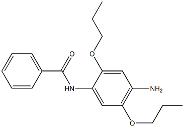 4'-Amino-2',5'-dipropoxybenzanilide 구조식 이미지