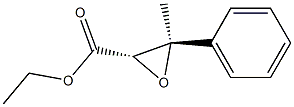 (2S,3R)-3-Phenyl-3-methyloxirane-2-carboxylic acid ethyl ester 구조식 이미지