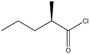 [R,(-)]-2-Methylvaleryl chloride 구조식 이미지