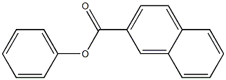 2-Naphthoic acid phenyl ester Structure