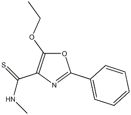 5-Ethoxy-2-phenyl-N-methyloxazole-4-carbothioamide 구조식 이미지