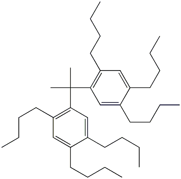 5,5'-Isopropylidenebis(1,2,4-tributylbenzene) 구조식 이미지