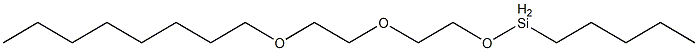 Pentyl[2-[2-(octyloxy)ethoxy]ethoxy]silane Structure