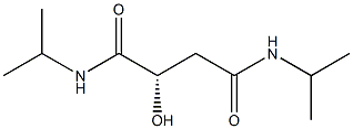 [S,(-)]-2-Hydroxy-N,N'-diisopropylsuccinamide 구조식 이미지