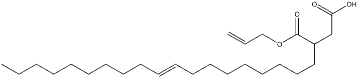 3-(9-Nonadecenyl)succinic acid 1-hydrogen 4-allyl ester 구조식 이미지