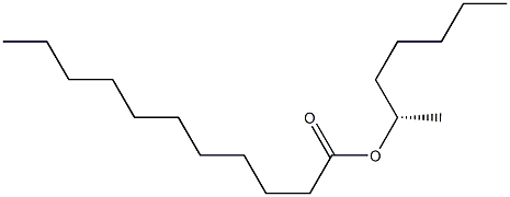 (+)-Undecanoic acid (S)-1-methylhexyl ester 구조식 이미지