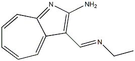 2-Amino-3-(ethyliminomethyl)cyclohepta[b]pyrrole Structure