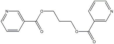 Trimethylene=bis(nicotinate) Structure