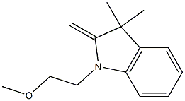 1-(2-Methoxyethyl)-3,3-dimethyl-2-methyleneindoline 구조식 이미지