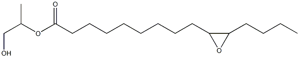 10,11-Epoxypentadecanoic acid 2-hydroxy-1-methylethyl ester 구조식 이미지