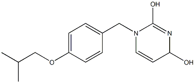 1,4-Dihydro-1-(4-isobutoxybenzyl)pyrimidine-2,4-diol Structure