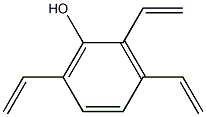 2,3,6-Triethenylphenol 구조식 이미지