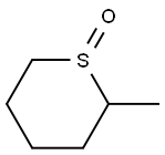 2-Methyltetrahydro-2H-thiopyran 1-oxide Structure