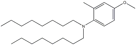 4-Methoxy-2-methyl-N,N-dioctylaniline 구조식 이미지