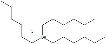 Trihexyltin(IV) chloride Structure