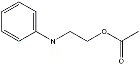 N-Methyl-N-(2-acetoxyethyl)aniline Structure