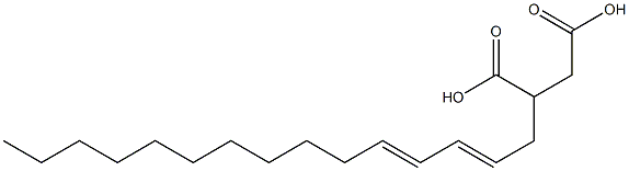 (2,4-Pentadecadienyl)succinic acid 구조식 이미지