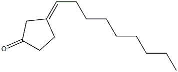 3-Nonylidenecyclopentanone 구조식 이미지