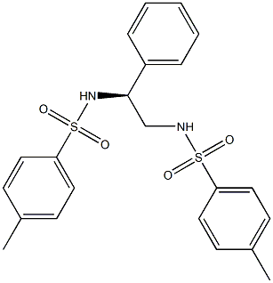 (+)-N,N'-[(S)-1-Phenylethylene]bis(p-toluenesulfonamide) Structure