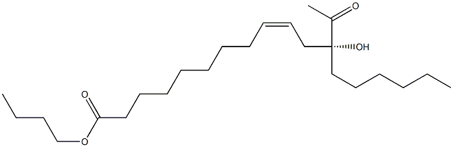 12-Acetylricinoleic acid butyl ester 구조식 이미지