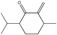 6-Isopropyl-3-methyl-2-methylenecyclohexanone 구조식 이미지