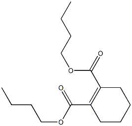 1-Cyclohexene-1,2-dicarboxylic acid dibutyl ester 구조식 이미지