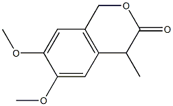 4-Methyl-6,7-dimethoxyisochroman-3-one Structure