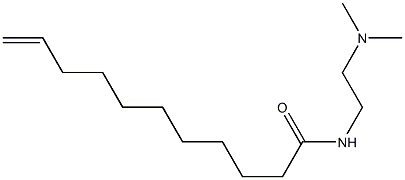 N-[2-(Dimethylamino)ethyl]-10-undecenamide 구조식 이미지