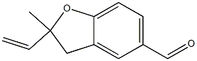 2-Ethenyl-2-methyl-2,3-dihydrobenzofuran-5-carbaldehyde 구조식 이미지