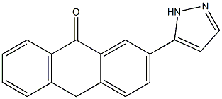 2-(1H-Pyrazol-5-yl)anthrone Structure