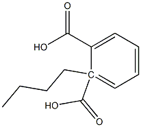 (+)-Phthalic acid hydrogen 1-[(R)-(1-2H)butyl] ester 구조식 이미지