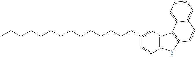 10-Tetradecyl-7H-benzo[c]carbazole 구조식 이미지