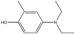 p-Diethylamino-2-methylphenol Structure