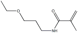 N-(3-Ethoxypropyl)methacrylamide 구조식 이미지