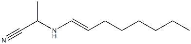 N-(1-Cyanoethyl)-1-octenylamine 구조식 이미지