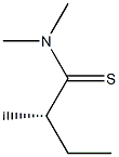 [S,(+)]-N,N,2-Trimethylthiobutyramide Structure