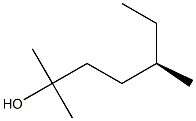 [R,(-)]-2,5-Dimethyl-2-heptanol 구조식 이미지