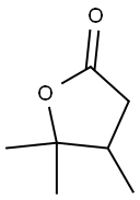 4,5,5-Trimethyltetrahydrofuran-2-one Structure