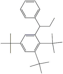 1-(2,3,5-Tri-tert-butylphenyl)-1-phenylpropane 구조식 이미지