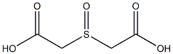 Sulfinylbisacetic acid 구조식 이미지