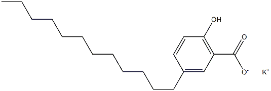 3-Dodecyl-6-hydroxybenzoic acid potassium salt Structure