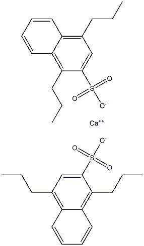 Bis(1,4-dipropyl-2-naphthalenesulfonic acid)calcium salt 구조식 이미지