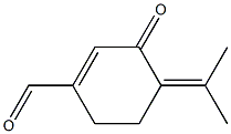 3-Oxo-p-mentha-1,4(8)-diene-7-al Structure