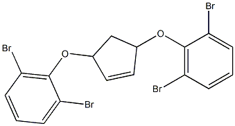 3,5-Bis(2,6-dibromophenoxy)-1-cyclopentene 구조식 이미지