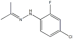Acetone 2-fluoro-4-chlorophenyl hydrazone 구조식 이미지