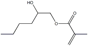 Methacrylic acid (2-hydroxyhexyl) ester 구조식 이미지