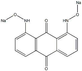 1,8-Bis(sodiooxyamino)anthraquinone Structure