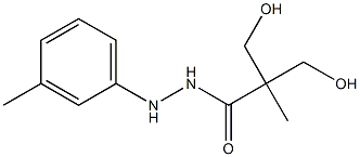 2,2-Bis(hydroxymethyl)propionic acid N'-(m-tolyl) hydrazide 구조식 이미지