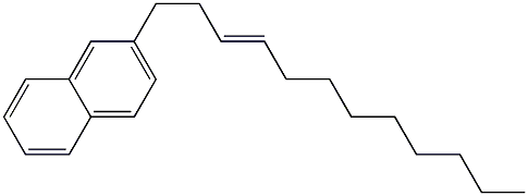 2-(3-Dodecenyl)naphthalene 구조식 이미지