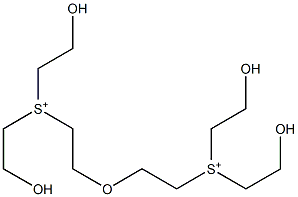 Oxybisethylenebis[bis(2-hydroxyethyl)sulfonium] Structure